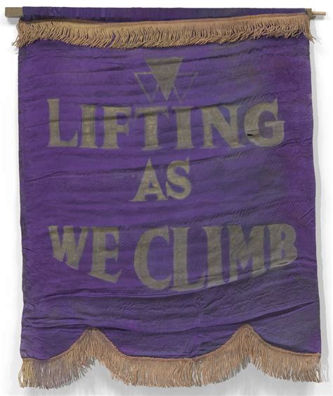 Banner With Motto Of The National Association Of Colored Women S Clubs