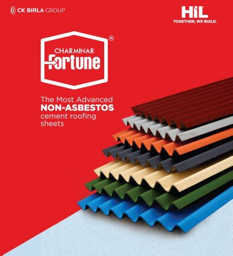 Charminar Fortune Non Asbestos Cement Roofing Sheet At Rs In