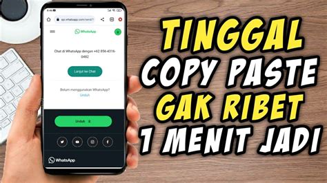 Cara Membuat Link Whatsapp Menuju Chat Langsung Terbaru Youtube