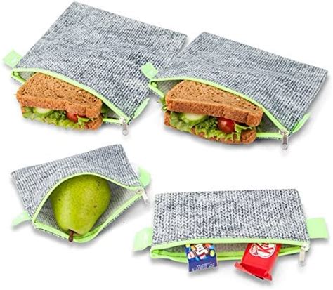 Amazon Foil Thermal Sandwich Bags 5 Pack Reusable Insulated