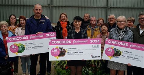 Roanne Concours De Fleurissement Les Prix Remis