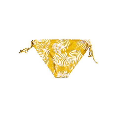 Roxy Beach Classics Fashion Women S Full Bikini Bottom Mineral Yellow