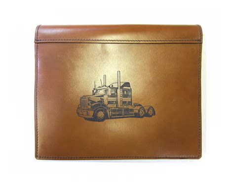 Truck Log Book Cover Kenworth SAR - UNDERHIDE LEATHER