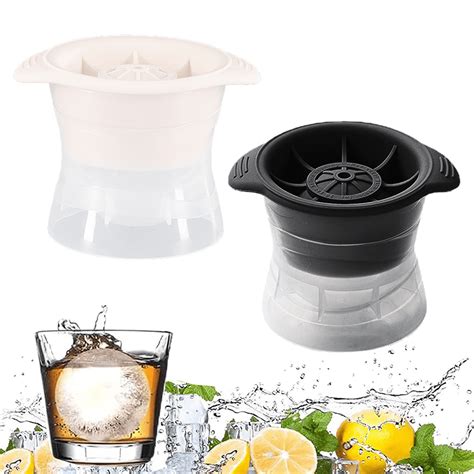 Ice Molds, Stackable Ice Molds, Whiskey Ice Ball Molds - Walmart.com