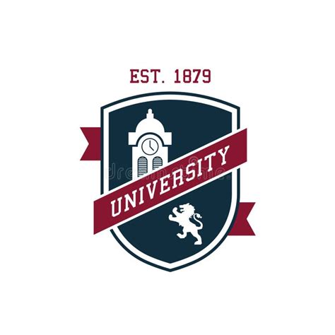 University logo design stock vector. Illustration of study - 182811508