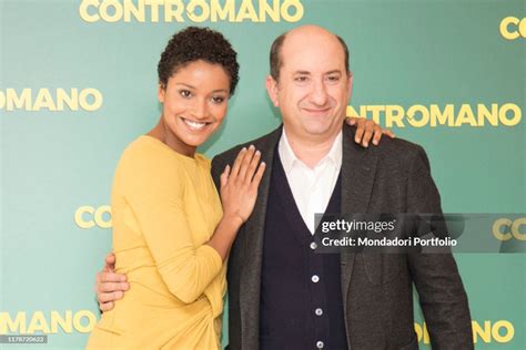 The actress Aude Legastelois and the Italian actor and director... News Photo - Getty Images