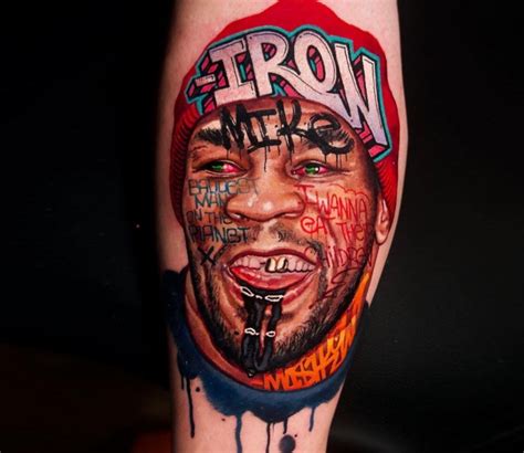 Mike Tyson Tattoo Template