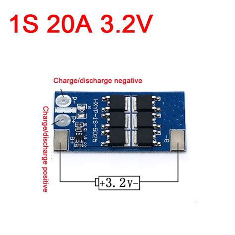 Placa de proteção de bateria bms pcm para célula lifepo4 18650 v