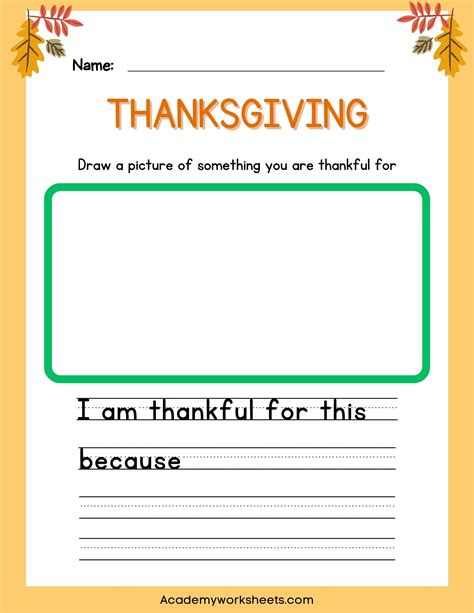 The 6 Ultimate I Am Thankful For Worksheets Academy Worksheets