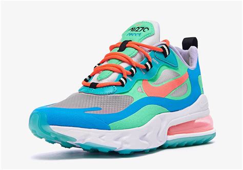 Nike Air Max 270 React Blue Lagoon AT6174-300 Release Date - SBD