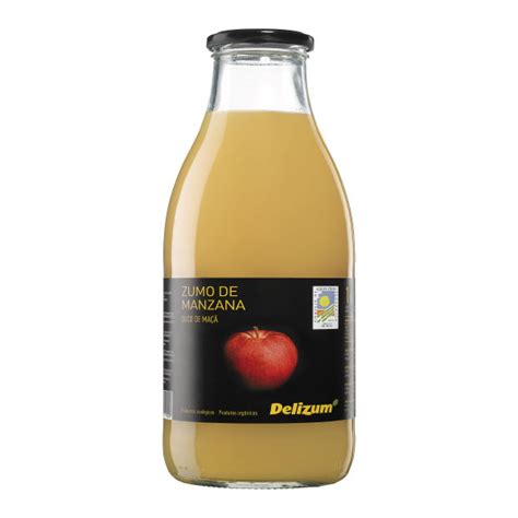 ZUMO DE MANZANA ECOLÓGICO DELIZUM Ecosanasalud