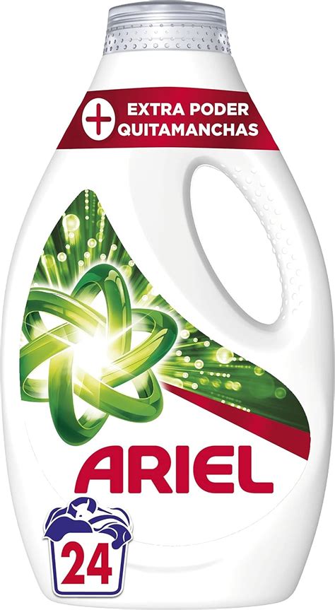 Ariel Detergente L Quido Lavados Poder Extra Quitamanchas Amazon