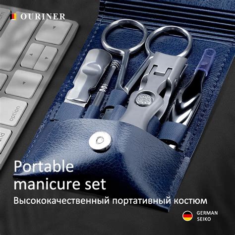 Kit Port Til De Manicure E Pedicure A O Inoxid Vel Nail Clippers Tool