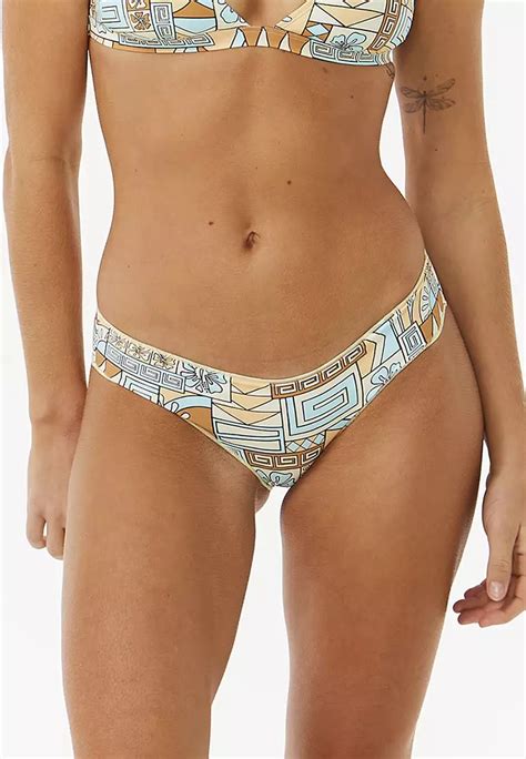 Buy Rip Curl Block Party Cheeky Bikini Bottom Online Zalora