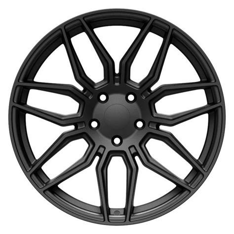 20-inch Satin Black Rims fit Chevrolet C8 Corvette - CV03 20x11 Replica ...