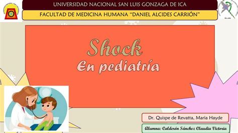 Shock en pediatría CLAUDIA VICTORIA CALDERON SANCHEZ uDocz