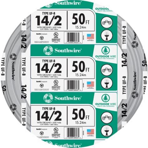 Southwire 50 Ft 14 AWG 2 Conductor UFW G Electrical Wire 13054222 1