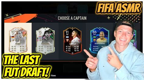 Fifa Asmr The Last Fut Draft Youtube