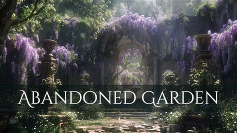 ABANDONED PALACE GARDEN Ambience And Music Peaceful Spring Afternoon