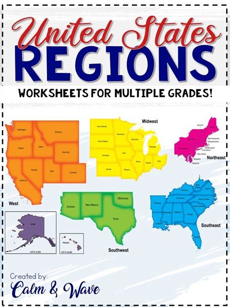 Free Printable U S Regions Worksheets