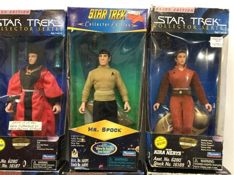 Lot 12 Vintage Star Trek Action Figures