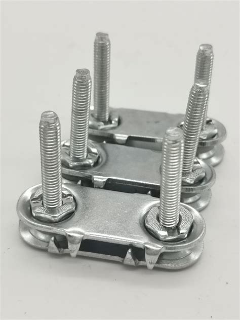 Galvanized Zinc Plated Stainless Steel Bolt Solid Plate Belt Fastener