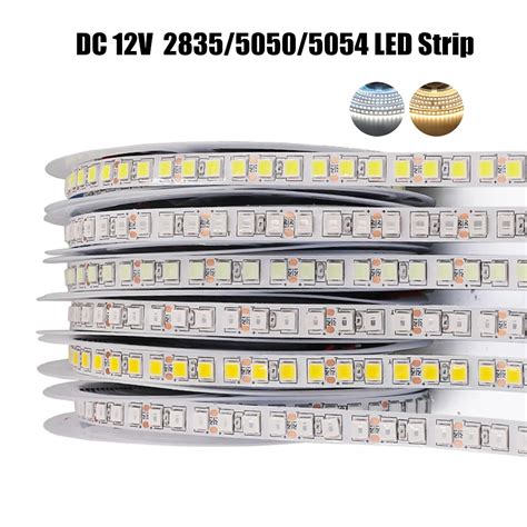 Tira De Luces LED Flexible 5m 2835 5050 5054 120 LED M 12V De CC