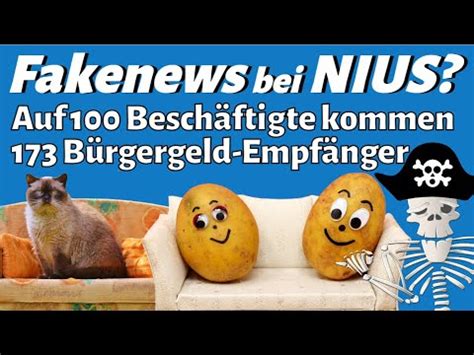 Fakenews Bei Nius Auf Besch Ftigte Kommen B Rgergeld Empf Nger