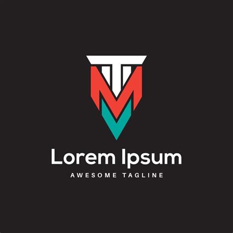 Ícono De Diseño De Logotipo De Letra Mvt Por Rahim Stock Designer