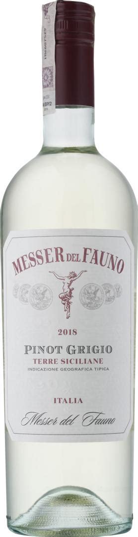 Messer Del Fauno Pinot Grigio IGT Terre Siciliane 2020