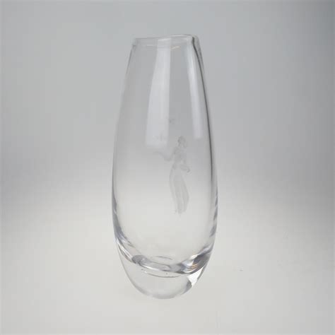 ELIS BERGH Vas Kosta 1930 40 Tal Glas Konstglas Auctionet