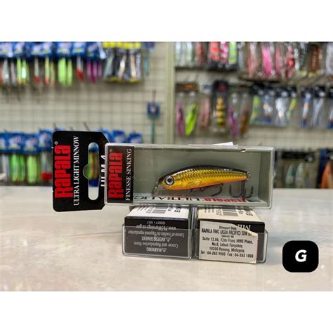 Rapala Ultra Light Minnow Ulm Shopee Thailand