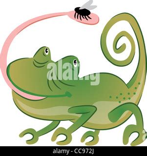 Frog Catching Fly With Tongue Stock Photo Alamy