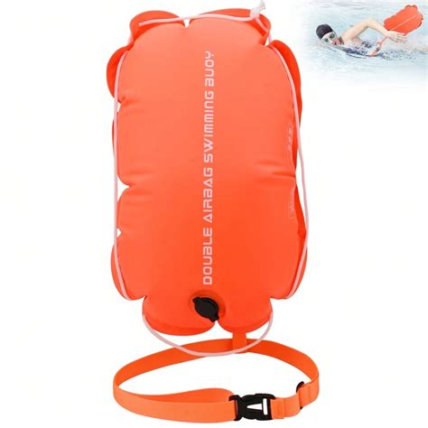 Swim Buoy Outdoor Swim Float Inflatable Swim Buoy Highly Visible