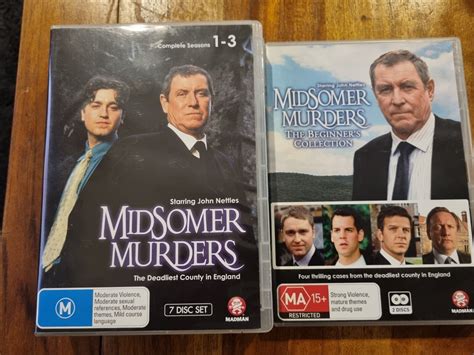 Midsomer Murders Season 1 3 And The Beginners Collection Vgc Dvd Region