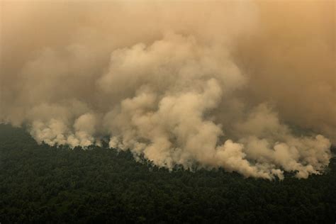 Fires In Indonesia Blanket Islands And Cities In Smog Photos The Atlantic