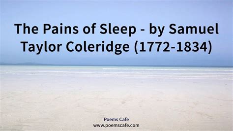 The Pains Of Sleep By Samuel Taylor Coleridge Youtube