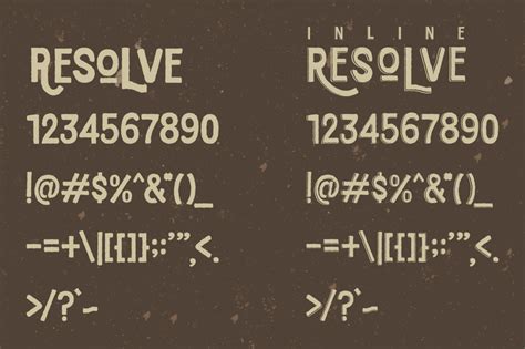 Resolve Font 92318 Other Font Bundles