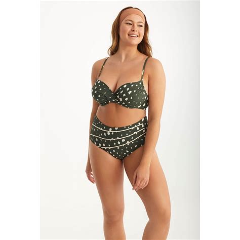 Bikini Reductor Estampado Con Aros Sin Relleno Promise Limited