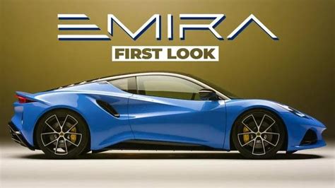 New Lotus Emira First Look Supercar Looks For Sports Car Money