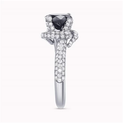 Black and White Diamond Ring - caprice