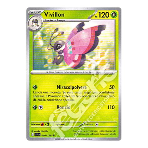 010 198 Vivillon Non Comune IT MINT Federicstore