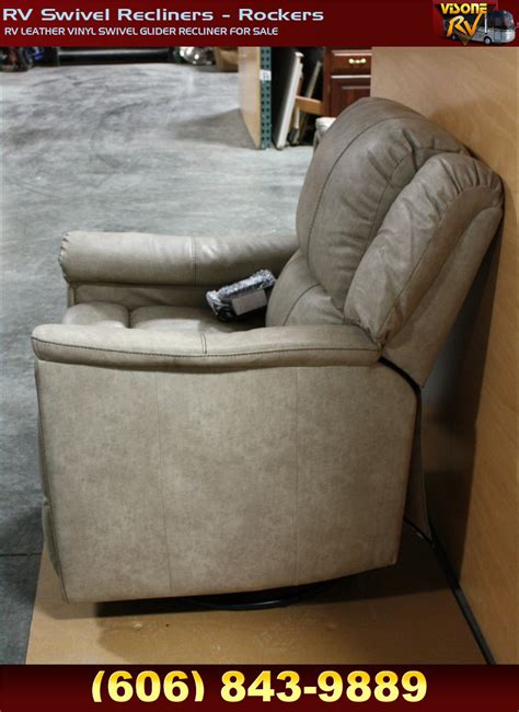 Rv Furniture Rv Leather Vinyl Swivel Glider Recliner For Sale Rv Swivel