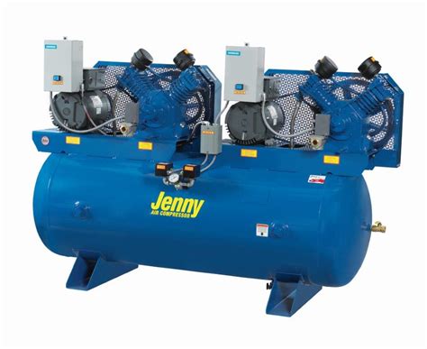 Jenny 2w5b 120 2301 120 Gallon Twin 5 Hp Motors Two Stage Air