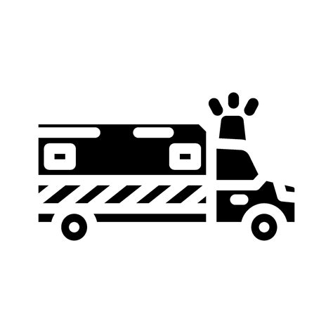 emergency services alert glyph icon vector illustration 26825540 Vector ...