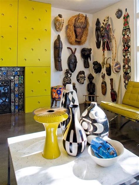 African Masks Wall Decoration Ideas Bored Art African Inspired