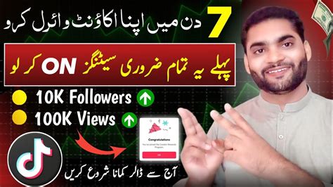 Tiktok Account Viral Setting 2024 How To Get 10k Followers And 100k