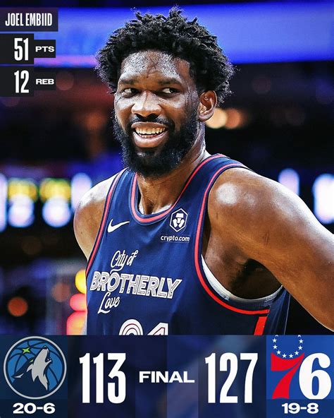 Joel Embiid Segna Punti E I Ers Fermano I Timberwolves