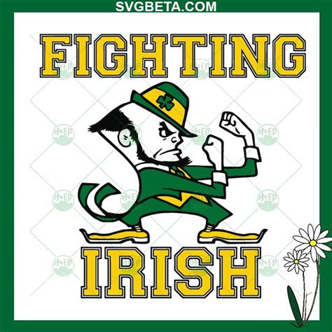 Notre Dame Fighting Irish Svg Notre Dame Svg Fighting Irish Football