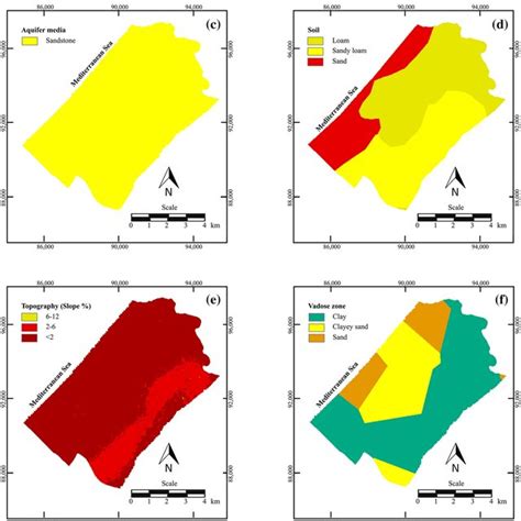 Map Showing The Spatial Distribution Of Ground Water Quality